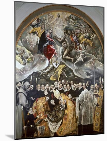 The Burial of the Count of Orgaz by El Greco-null-Mounted Photographic Print