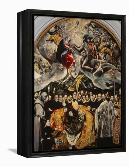 The Burial of the Count of Orgaz-El Greco-Framed Premier Image Canvas