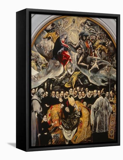 The Burial of the Count of Orgaz-El Greco-Framed Premier Image Canvas