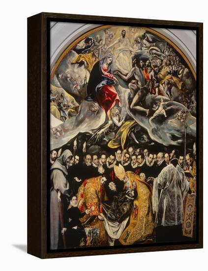 The Burial of the Count of Orgaz-El Greco-Framed Premier Image Canvas