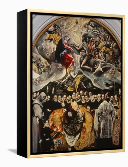 The Burial of the Count of Orgaz-El Greco-Framed Premier Image Canvas