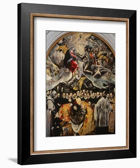 The Burial of the Count of Orgaz-El Greco-Framed Giclee Print