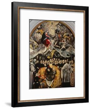 The Burial of the Count of Orgaz-El Greco-Framed Giclee Print