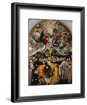 The Burial of the Count of Orgaz-El Greco-Framed Giclee Print