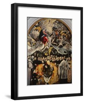 The Burial of the Count of Orgaz-El Greco-Framed Giclee Print