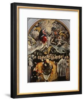 The Burial of the Count of Orgaz-El Greco-Framed Giclee Print