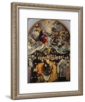 The Burial of the Count of Orgaz-El Greco-Framed Giclee Print