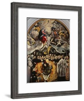 The Burial of the Count of Orgaz-El Greco-Framed Giclee Print