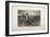 The Burial of the Flag, Episode of the Battle of Waterloo, Engraved by Jules Claretie-Alphonse Marie de Neuville-Framed Giclee Print