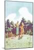 The Burial of Uncas-Newell Convers Wyeth-Mounted Art Print