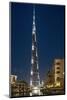 The Burj Khalifa (Armani Hotel) by Skidmore Owings, Merrill and Souk Al Bahar, Business Bay-Cahir Davitt-Mounted Photographic Print