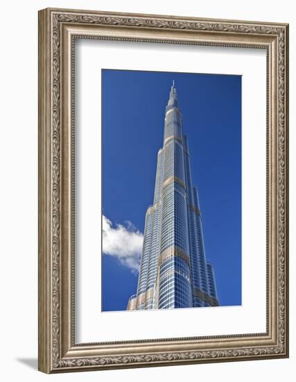 The Burj Khalifa (Armani Hotel) Designed by Skidmore Owings and Merrill, Business Bay, Dubai-Cahir Davitt-Framed Photographic Print