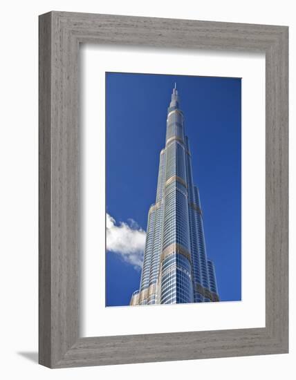 The Burj Khalifa (Armani Hotel) Designed by Skidmore Owings and Merrill, Business Bay, Dubai-Cahir Davitt-Framed Photographic Print