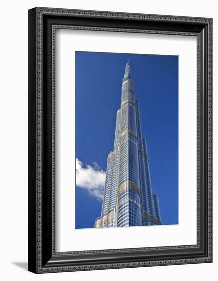 The Burj Khalifa (Armani Hotel) Designed by Skidmore Owings and Merrill, Business Bay, Dubai-Cahir Davitt-Framed Photographic Print