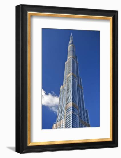 The Burj Khalifa (Armani Hotel) Designed by Skidmore Owings and Merrill, Business Bay, Dubai-Cahir Davitt-Framed Photographic Print