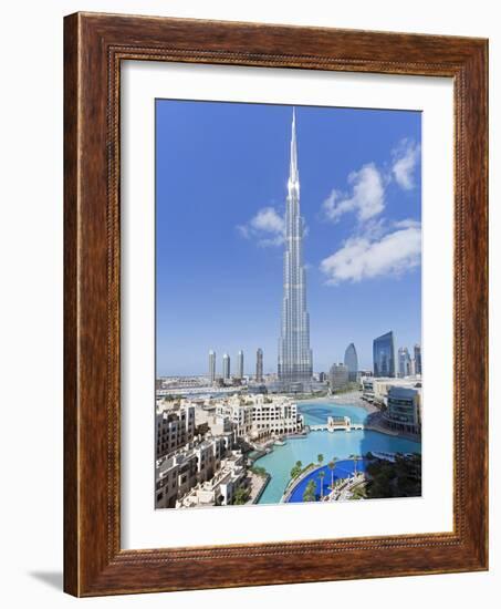 The Burj Khalifa, Completed in 2010, the Tallest Man Made Structure in the World, Dubai, Uae-Gavin Hellier-Framed Photographic Print