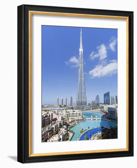 The Burj Khalifa, Completed in 2010, the Tallest Man Made Structure in the World, Dubai, Uae-Gavin Hellier-Framed Photographic Print