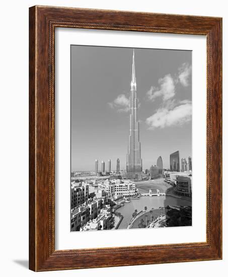 The Burj Khalifa, Completed in 2010, the Tallest Man Made Structure in the World, Dubai, Uae-Gavin Hellier-Framed Photographic Print