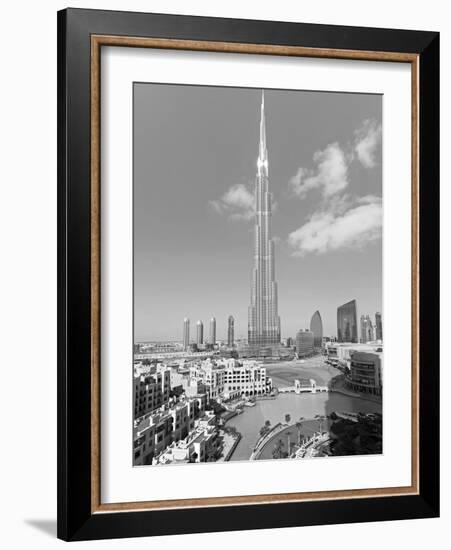 The Burj Khalifa, Completed in 2010, the Tallest Man Made Structure in the World, Dubai, Uae-Gavin Hellier-Framed Photographic Print