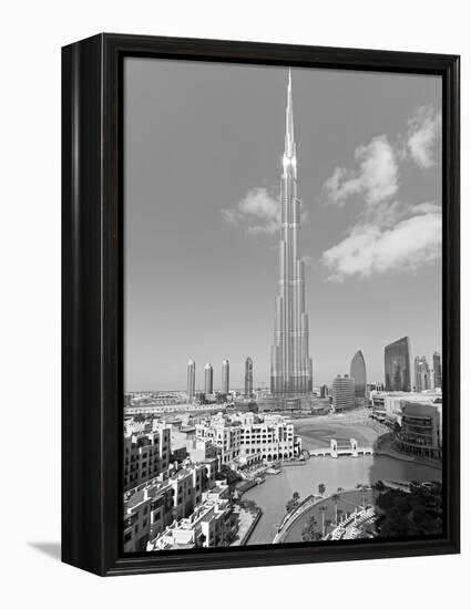 The Burj Khalifa, Completed in 2010, the Tallest Man Made Structure in the World, Dubai, Uae-Gavin Hellier-Framed Premier Image Canvas