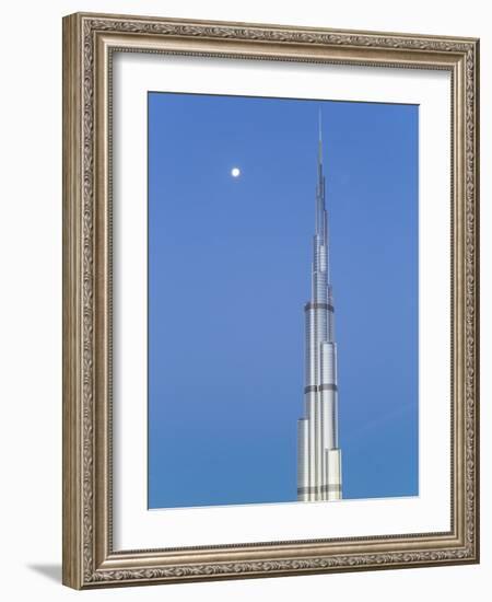 The Burj Khalifa Dubai, a Futuristic Modern Design Structure-Gavin Hellier-Framed Photographic Print