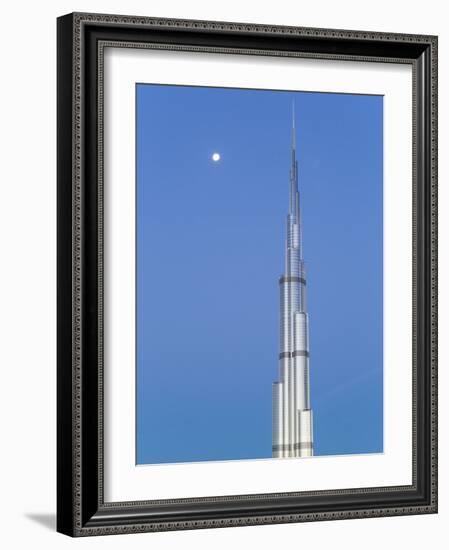 The Burj Khalifa Dubai, a Futuristic Modern Design Structure-Gavin Hellier-Framed Photographic Print