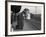 The Burlington Zephyr, East Dubuque, Illinois, c.1940-John Vachon-Framed Photo