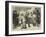 The Burmese Ambassadors at Edinburgh Castle-Sir James Dromgole Linton-Framed Giclee Print