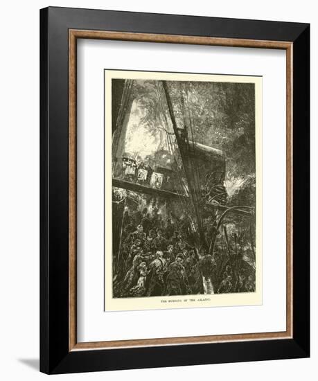 The Burning of the Amazon-null-Framed Giclee Print