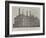 The Burning of the Chateau D'Eu, the Scene after the Fire-null-Framed Giclee Print