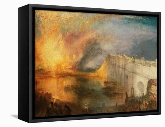 The Burning of the Houses of Lords and Commons, 16Th October, 1834 (Oil on Canvas)-Joseph Mallord William Turner-Framed Premier Image Canvas