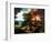 The Burning of Troy-Nicolas Poussin-Framed Giclee Print