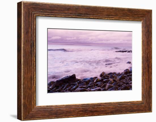 The Burren Coastline Near Doolin, County Clare, Munster, Republic of Ireland, Europe-Richard Cummins-Framed Photographic Print