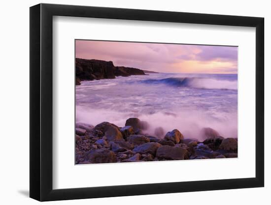 The Burren Coastline Near Doolin, County Clare, Munster, Republic of Ireland, Europe-Richard Cummins-Framed Photographic Print