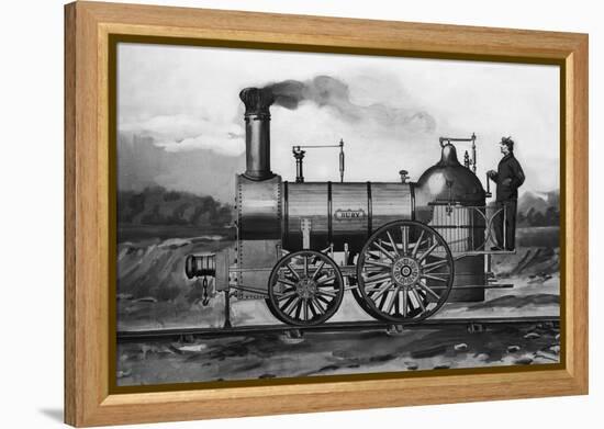 The Bury Engine, 1830-null-Framed Premier Image Canvas