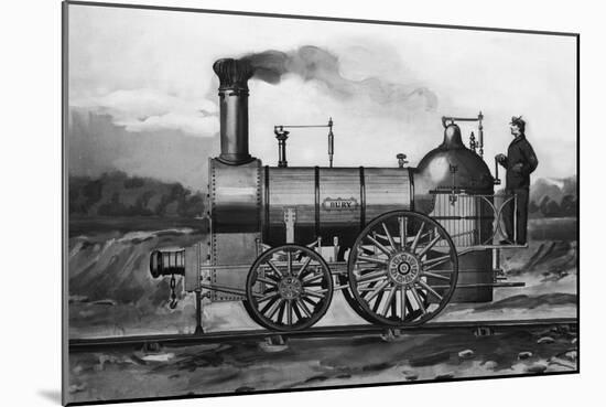The Bury Engine, 1830-null-Mounted Giclee Print