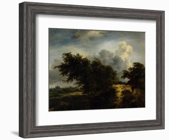 The Bush, Ca. 1650-82-Jacob van Ruisdael-Framed Art Print