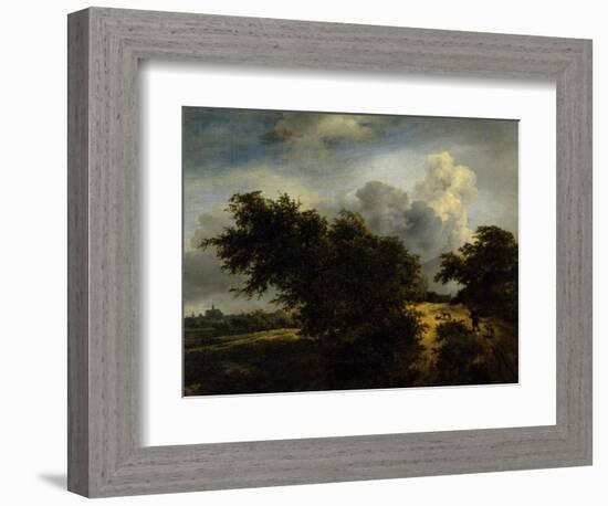 The Bush, Ca. 1650-82-Jacob van Ruisdael-Framed Art Print