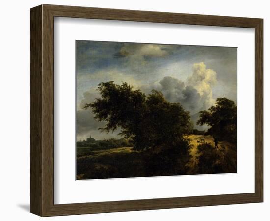 The Bush, Ca. 1650-82-Jacob van Ruisdael-Framed Art Print