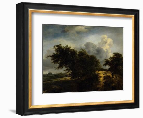 The Bush, Ca. 1650-82-Jacob van Ruisdael-Framed Art Print