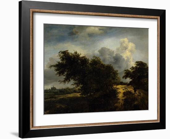 The Bush, Ca. 1650-82-Jacob van Ruisdael-Framed Art Print