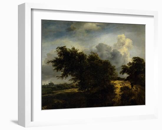 The Bush, Ca. 1650-82-Jacob van Ruisdael-Framed Art Print