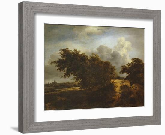 The Bush, or Path Among the Haarlem Dunes, C.1649-Jacob van Ruisdael-Framed Giclee Print