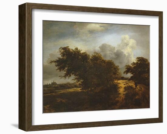 The Bush, or Path Among the Haarlem Dunes, C.1649-Jacob van Ruisdael-Framed Giclee Print