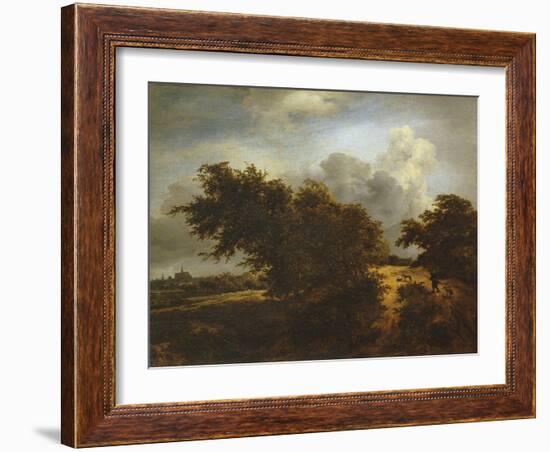 The Bush, or Path Among the Haarlem Dunes, C.1649-Jacob van Ruisdael-Framed Giclee Print