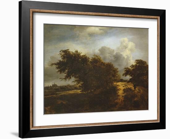 The Bush, or Path Among the Haarlem Dunes, C.1649-Jacob van Ruisdael-Framed Giclee Print