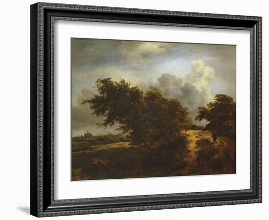 The Bush, or Path Among the Haarlem Dunes, C.1649-Jacob van Ruisdael-Framed Giclee Print