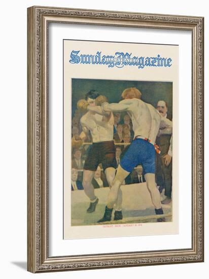 The Business of Boxing-null-Framed Art Print