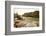 The Bustling River Front Along the Gran Canal, Italy-David Noyes-Framed Photographic Print