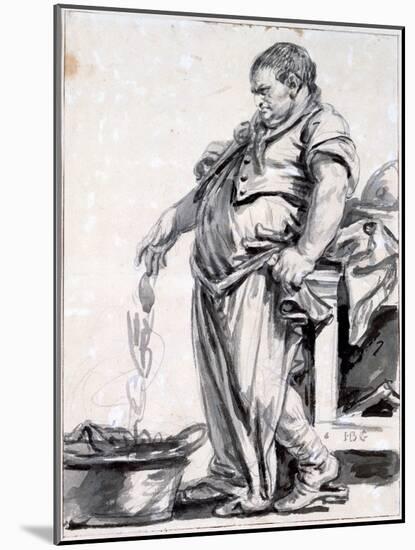 The Butcher, C1745-1805-Jean-Baptiste Greuze-Mounted Giclee Print